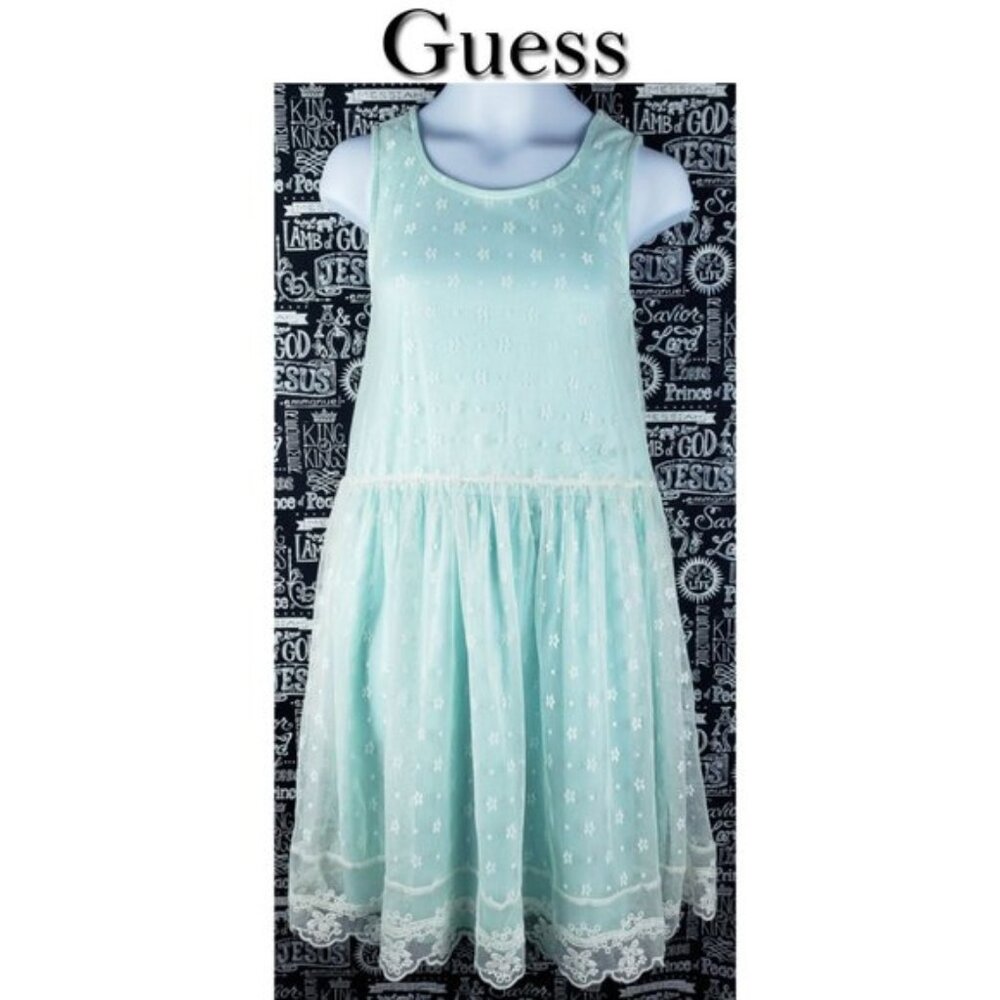 Guess Lace Sleeveless Dress Size 10